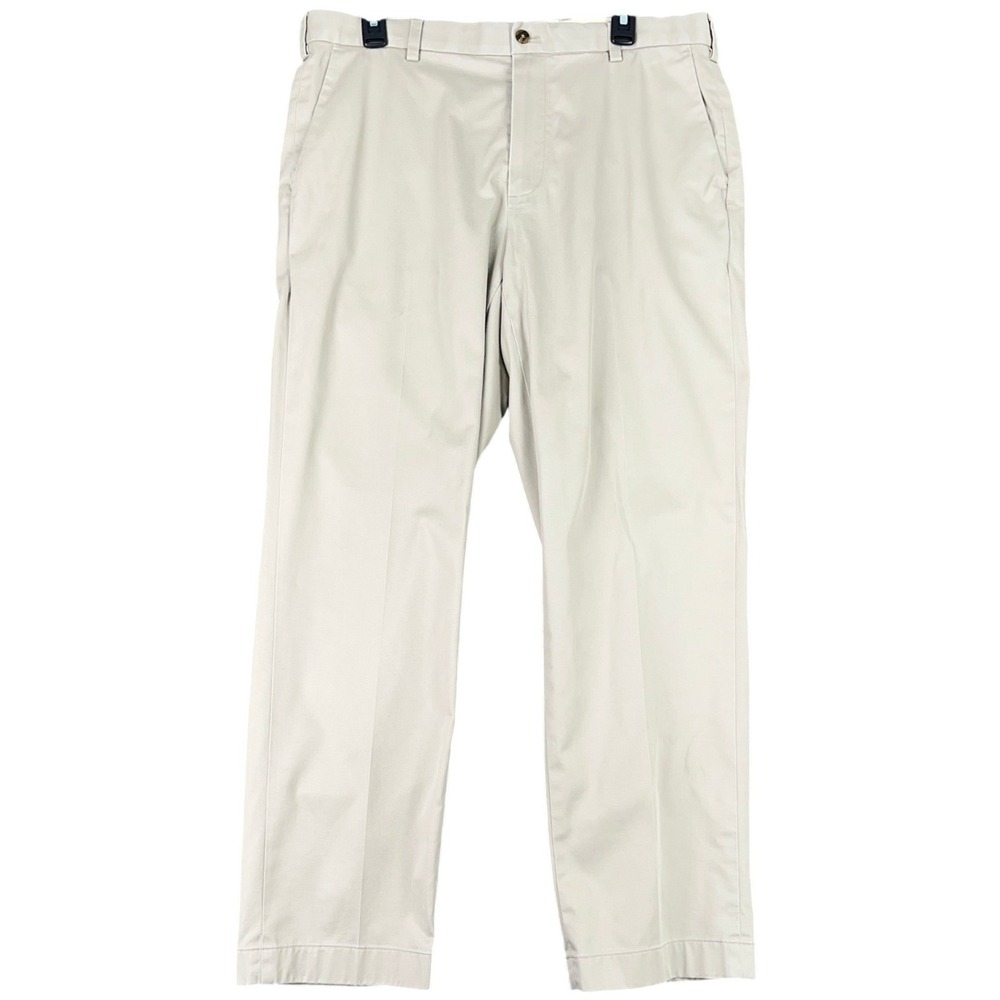 Brooks Brothers Clark Fit Pants Mens 36 Advantage Chino Stretch Business Casual